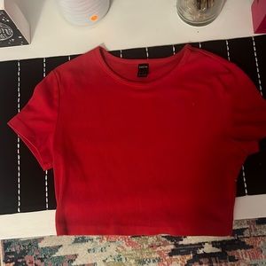 Shein Red Crop top